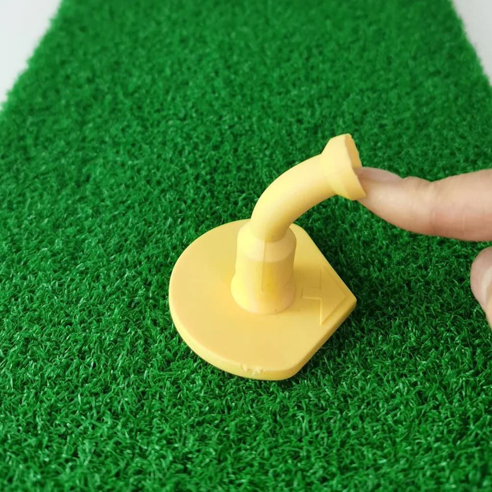 2 Pezzi Tee da Golf in Gomma per Allenamento, Supporto Durevole per Palline, Accessorio per l'Allenamento