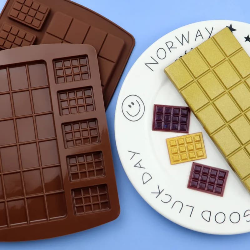Patatine per cialde grandi e piccole all'ingrosso, stampi per griglie di ghiaccio in silicone, stampi per gocce di cioccolato fatti a mano 391