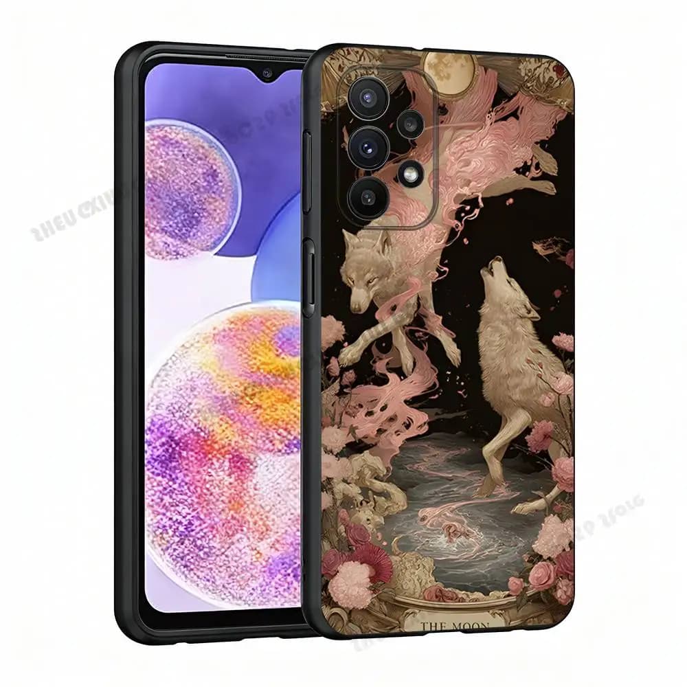 Custodia con illustrazione di carte dei Tarocchi per Samsung A21 31 51 53 71 20 22 30 32 42 50 10 11 4G 5G