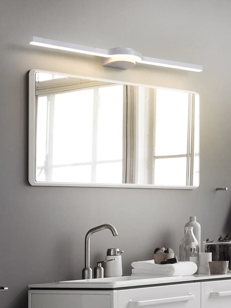 Bagno a LED semplice e moderno, bagno, armadietto a specchio, toletta, luce a specchio