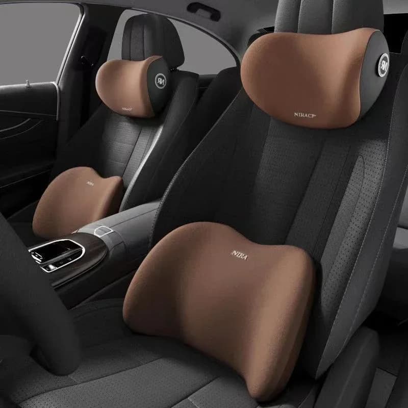 Lumbar support cushion, ergonomic lumbar cushion for car seat, office chair, reclining chair, back support cushion in memory foam