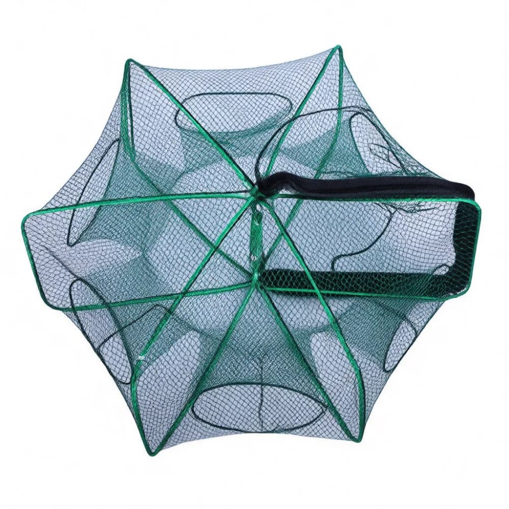 Professional Square Fishing Trap Net Collapsible Mesh Cage For Shrimp Lobster Crayfish Eel Fishing Tackle Accessories Outdoor To