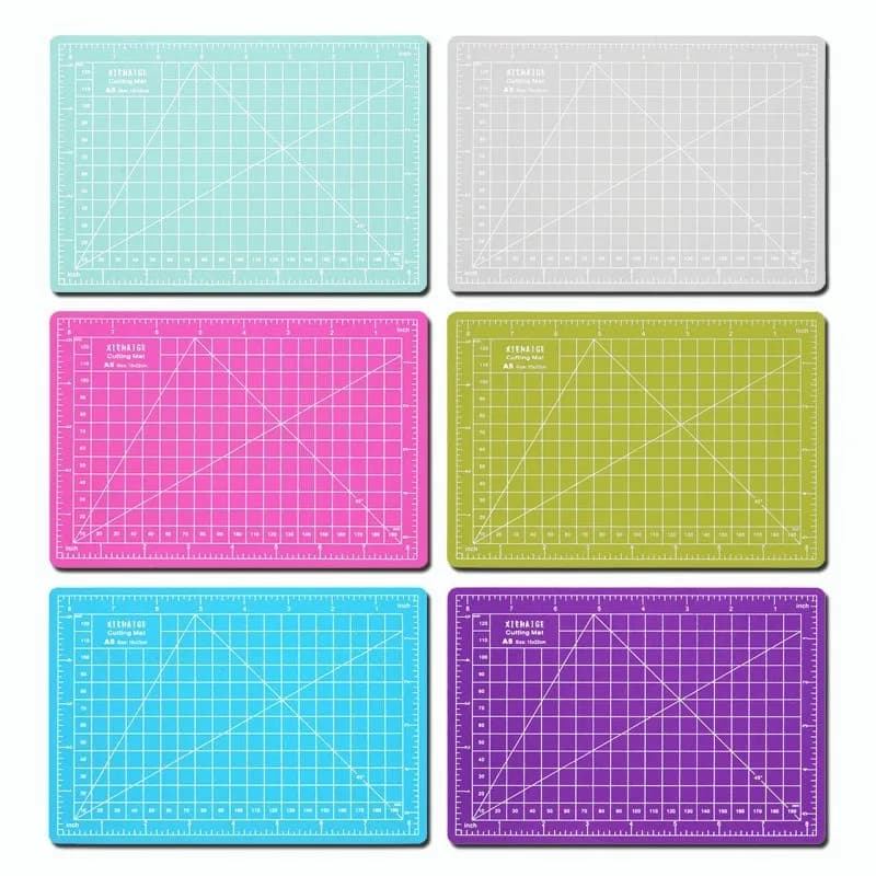 22×15 Color A5 PVC Cutting Mat Printed Scale Ruler Board Paper Trimming Pad Model Clay Craft Rubber Stamp Engraving Protective