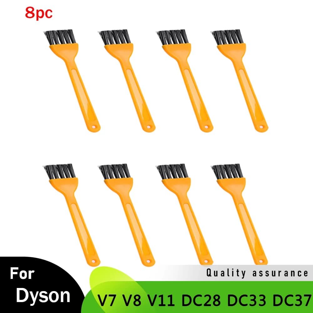 1-8pc Soft Brush Cleaning Brush For Dyson Vacuum Cleaner V7 V8 V11 DC28 DC33 DC37 Cleaning Parts Crevice Dusting Brush