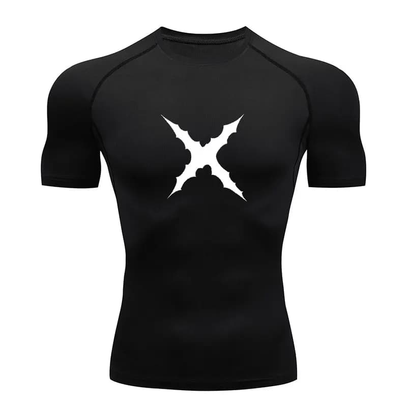 Y2K Compression Tshirts Fitness Gym Running Fitness Tight Sportswear Short Sleeve Summer Breathable Quick Dry Sport Top