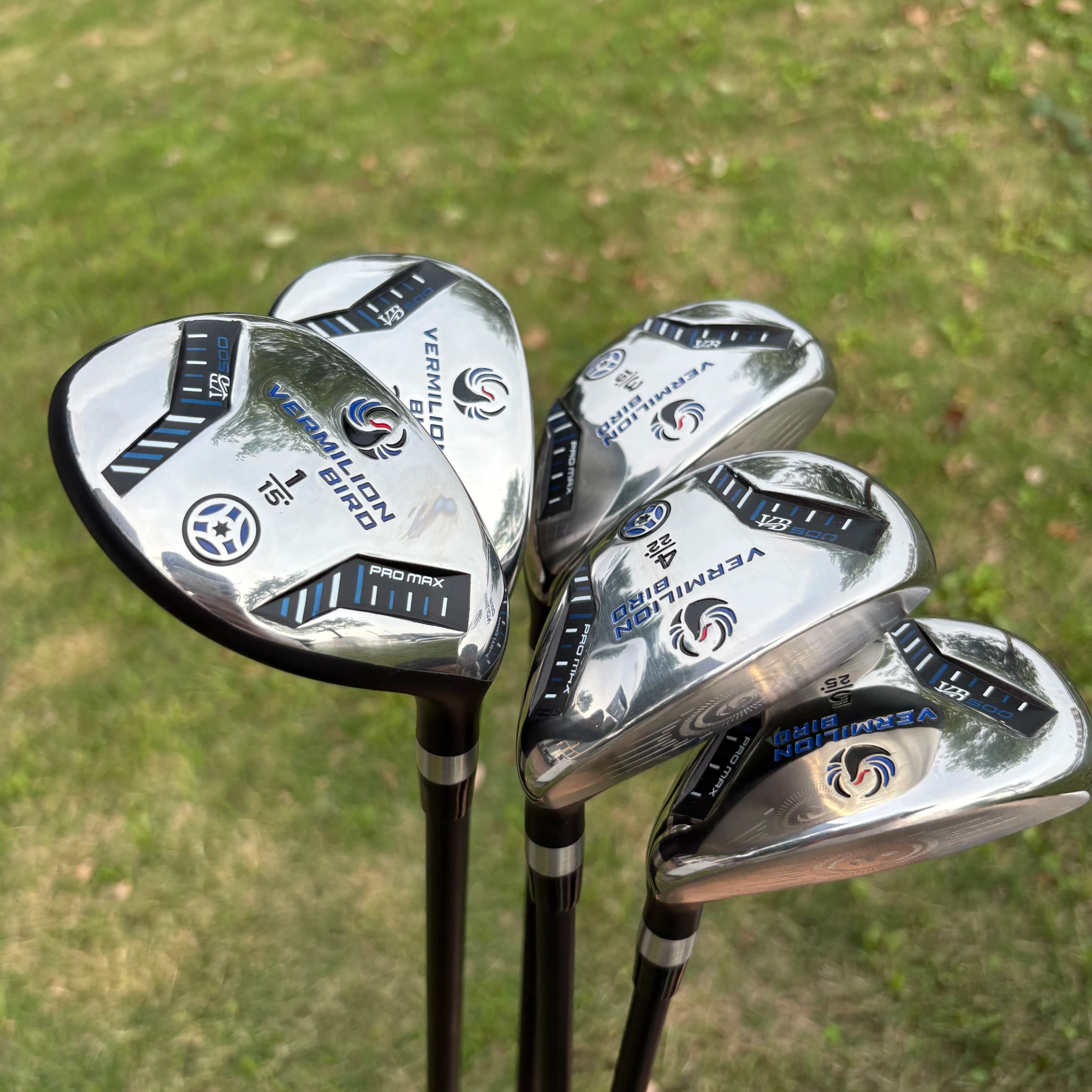 Vermilion Bird Hybrid Golf Club, mazza utility rescue in stainless steel at low center of gravity and easy to use, with light carbon rod