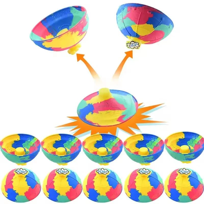Novità Ciotola che rimbalza Salta all'aperto Palla da rimbalzo Giocattoli sensoriali Fidget per bambini Bomboniere per feste di compleanno Regali Riempitivi per pinata Premi