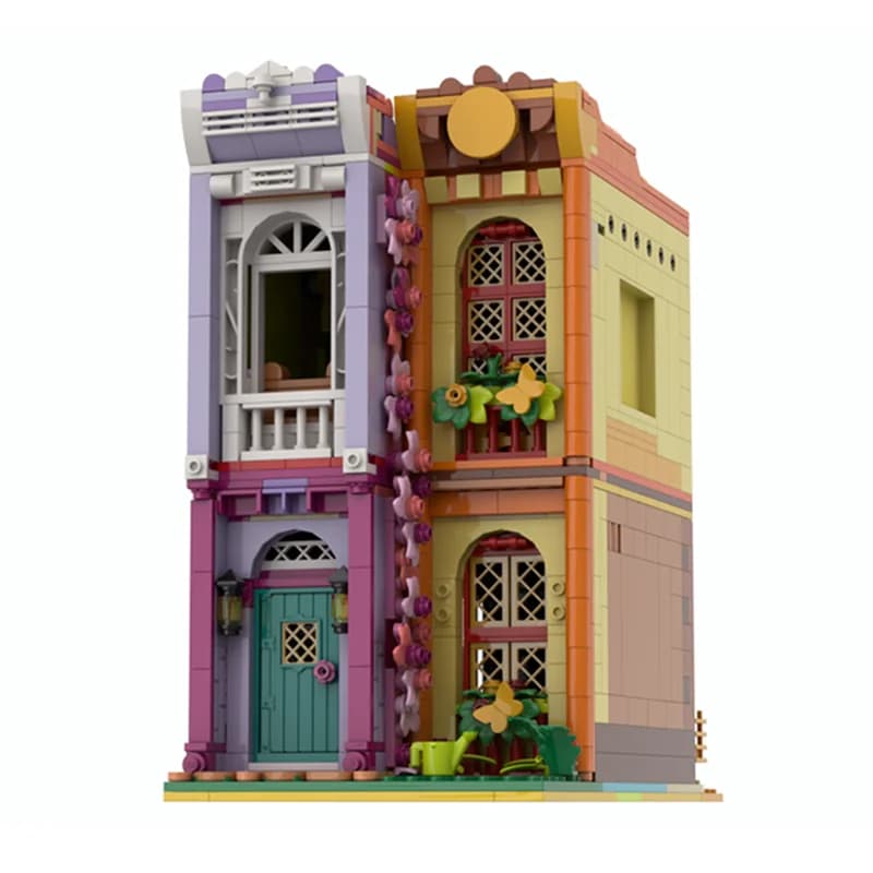 1308 pz MOC Negozio Antico Madrigal Design Alternativo Modellino Modulare Paesaggio Urbano Mattoncini da Costruzione Giocattoli Architettonici Regalo di Natale