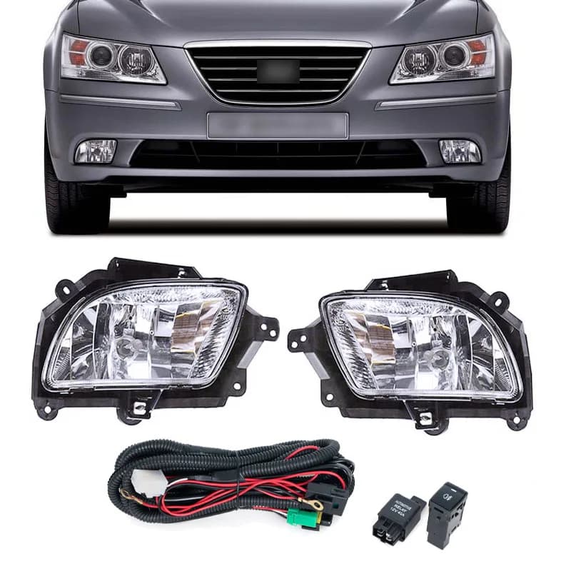 Auto Paraurti Anteriore Fendinebbia Per Hyundai Sonata NF Ser 2 2008 2009 2010 Luci di Guida Luci Diurne Corsa DRL Fendinebbia
