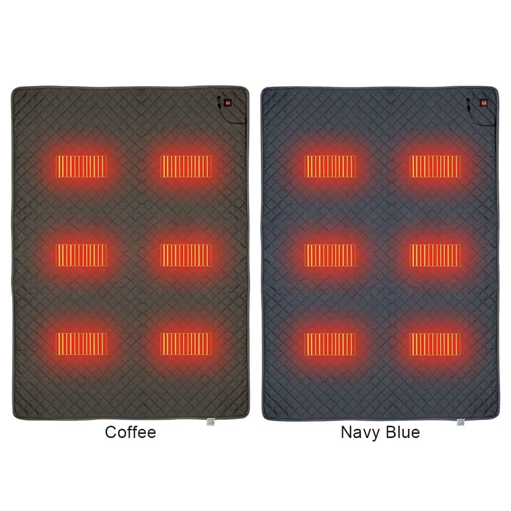 Tappetino per sacco a pelo riscaldato Materasso per dormire a 3 marce Tappetino riscaldato Tappetino per dormire riscaldato intelligente alimentato tramite USB per la pesca in auto dell'ufficio domestico