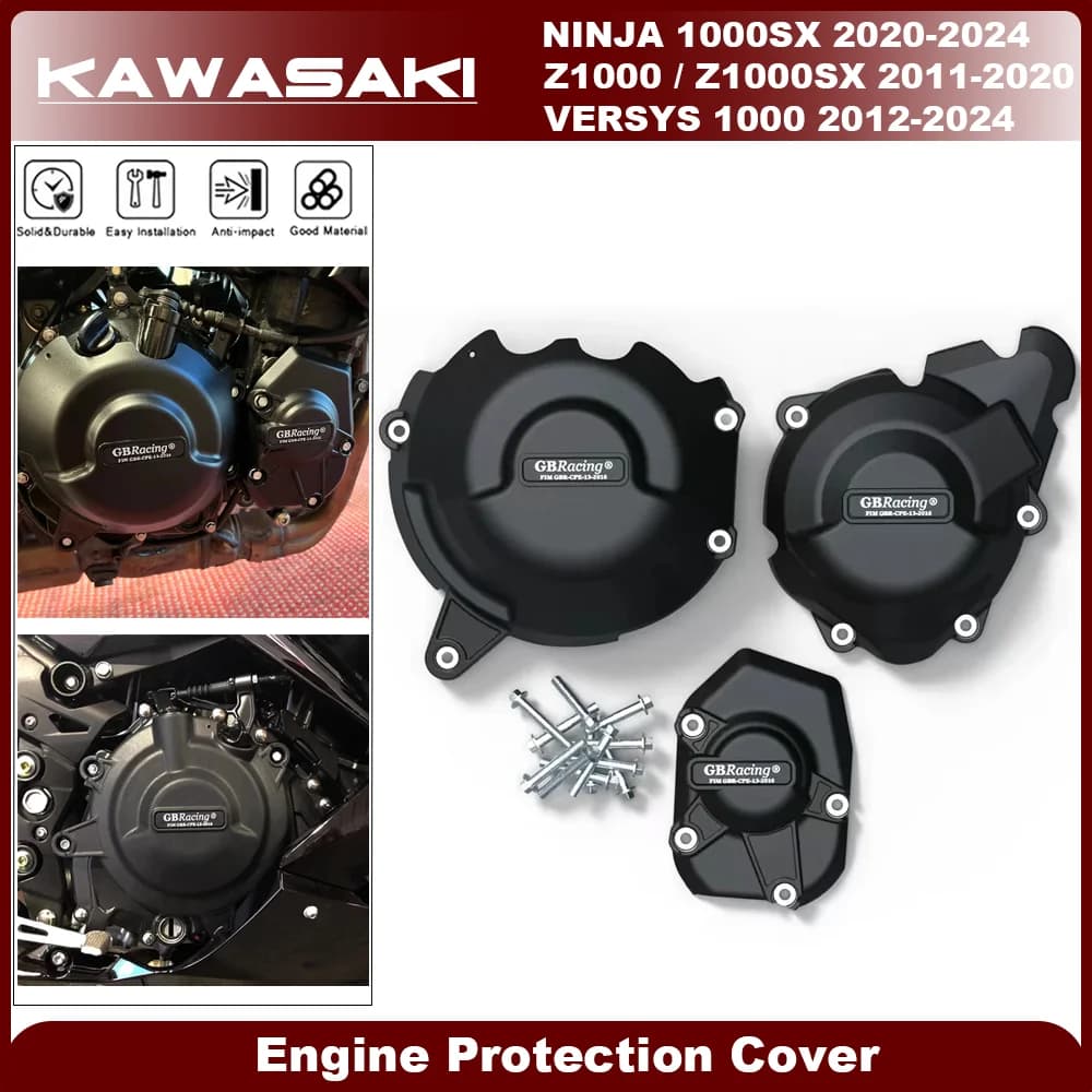 Per KAWASAKI Z1000/SX 2011-2020 NINJA 1000SX 2020-2024 VERSYS 1000 2012-2024 GBRacing Motore Del Motociclo Proteggere La Copertura