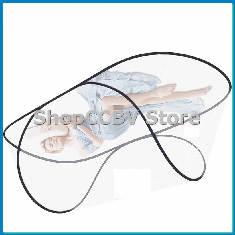 Folding mosquito net, Portable mosquito net, Camping tent, Family bed mosquito net, Camping, Travel, Interior - A69M