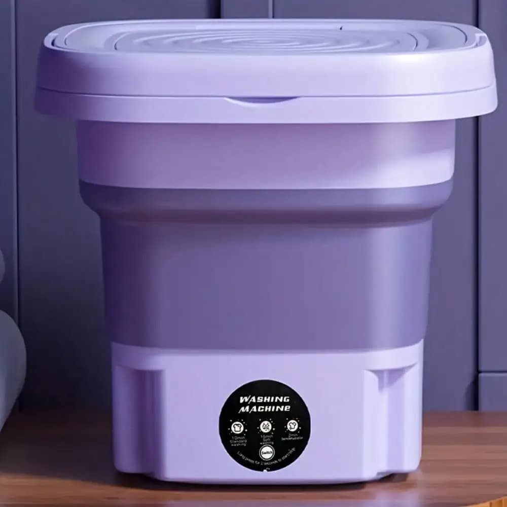 8L Foldable Washing Machine with Socks Centrifuge, Intima and Mutandine Linens, Mini Domestic Washing Machine