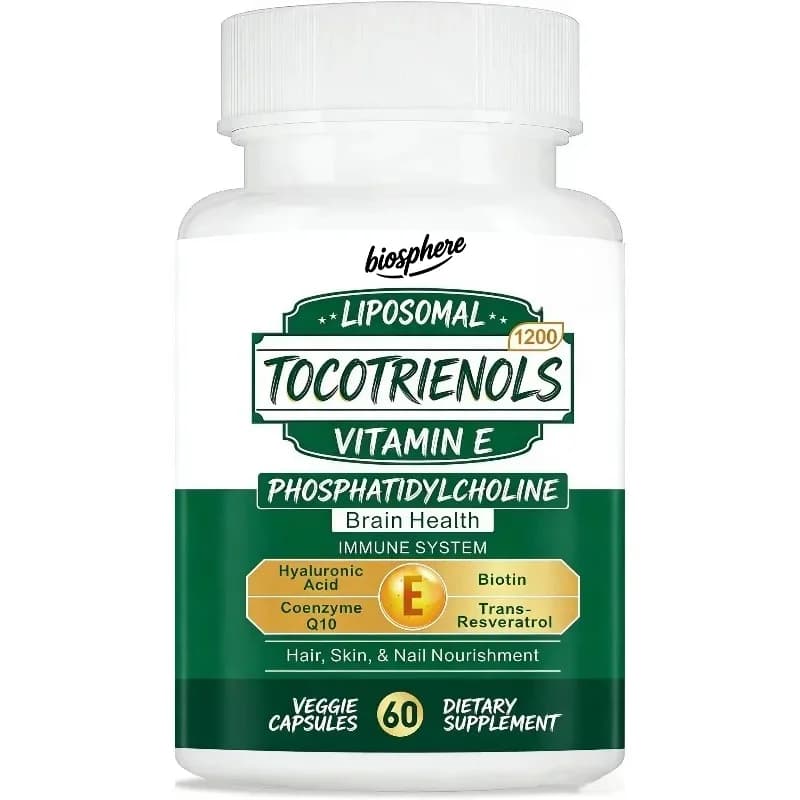 1200MG Integratore di vitamina E tocoferolo con fosfatidilcolina 60 capsule