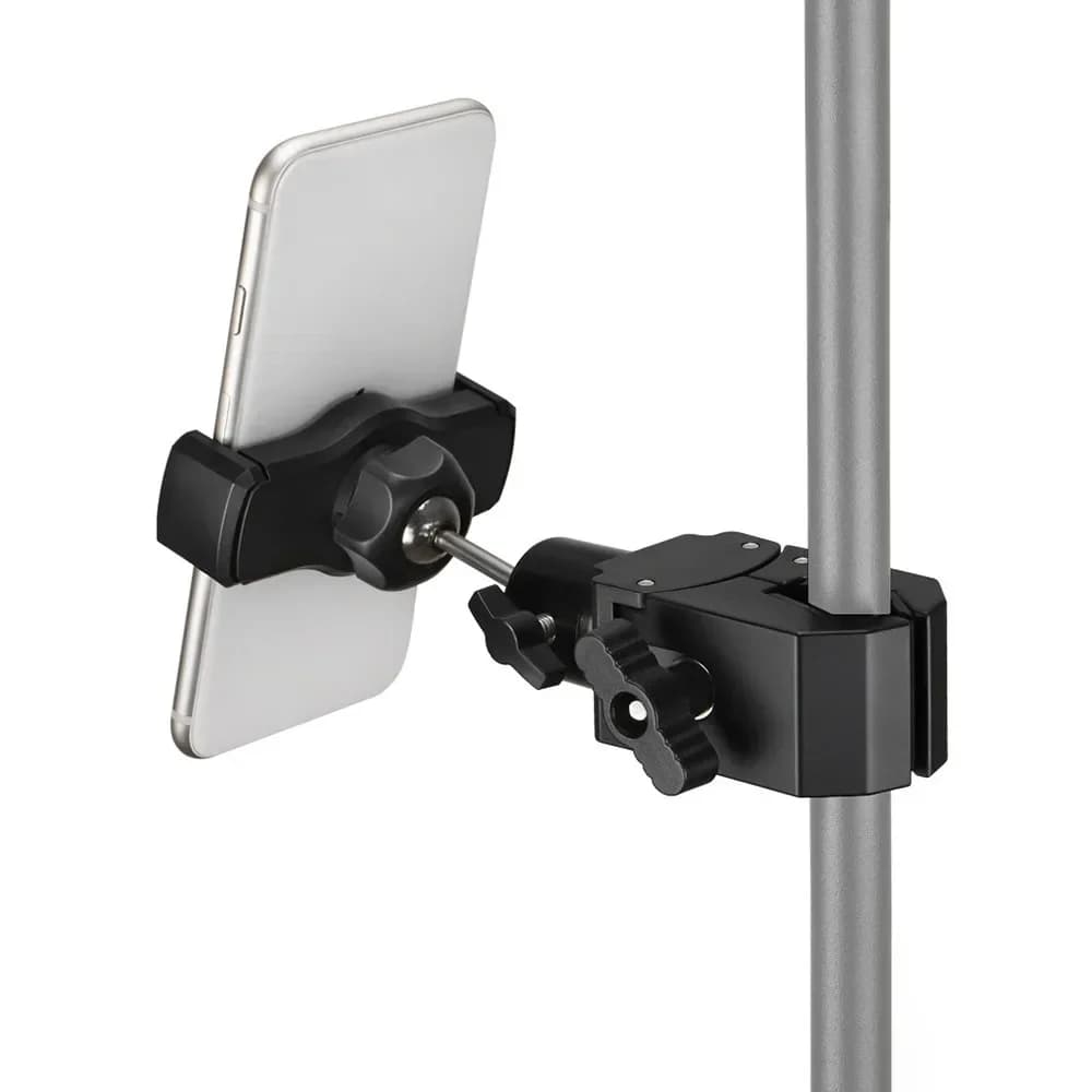 NUOVO supporto per tablet girevole a 360 gradi supporto universale per telefono con filettatura 1/4 supporto per microfono regolabile podcasting