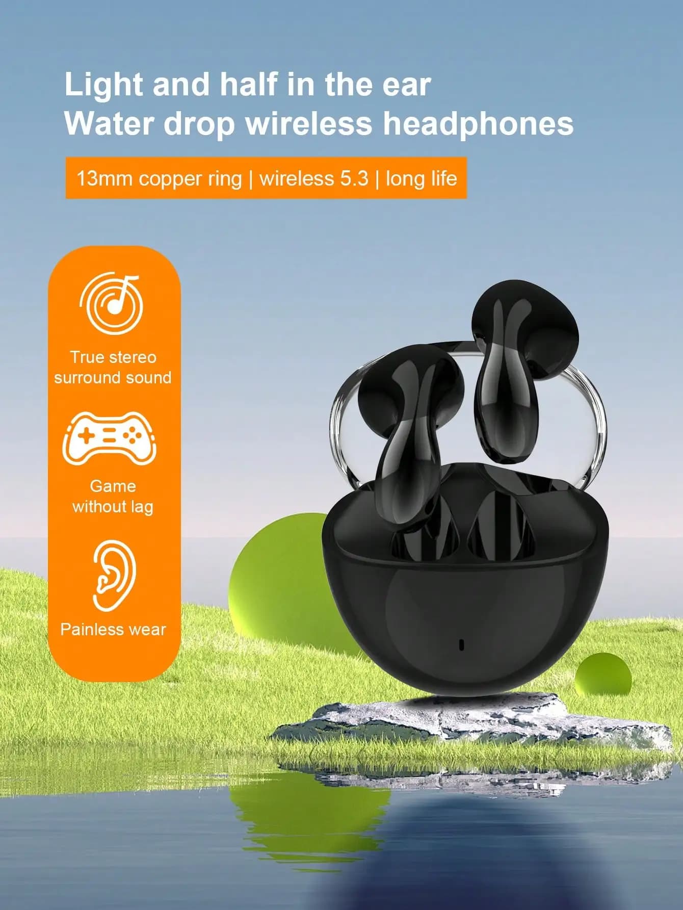 Nuovi Auricolari Bluetooth Pro TWS, Cuffie Wireless con Cancellazione del Rumore e Microfono