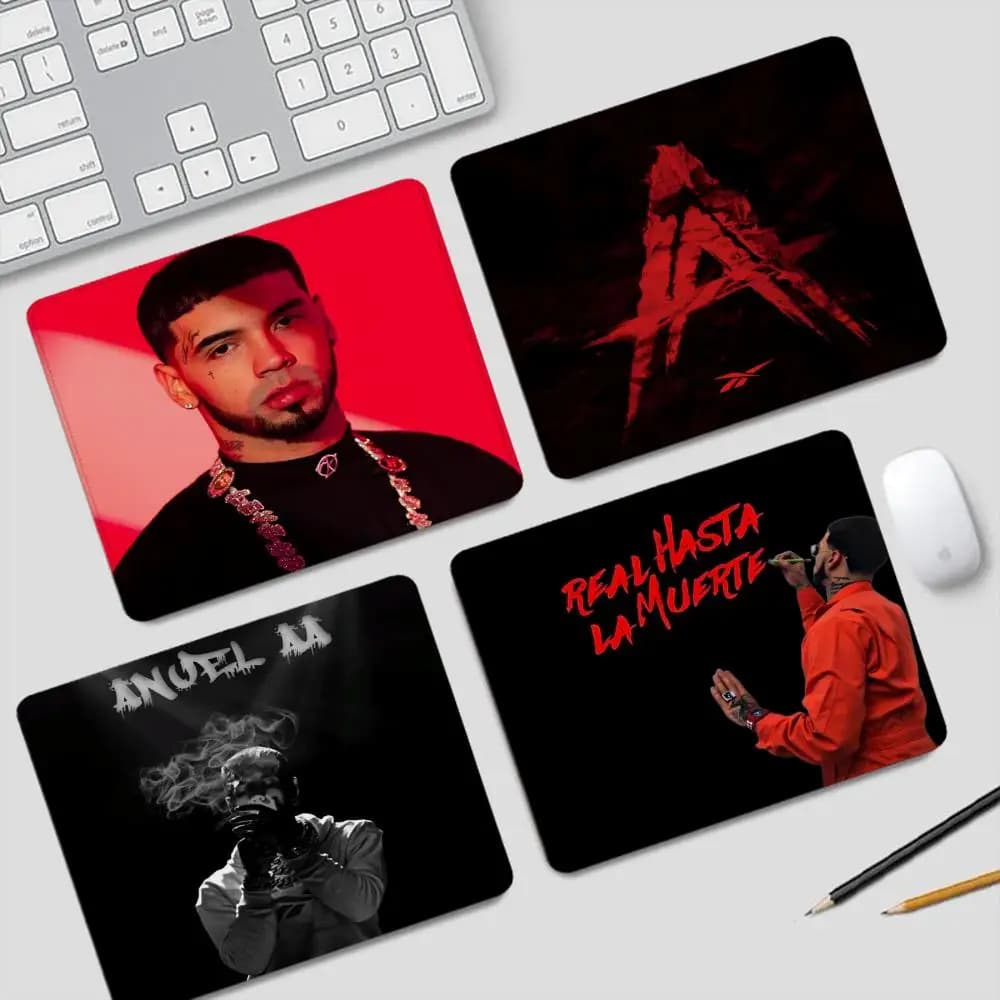 Rapper Anuel Tappetino per mouse AA Piccoli accessori da gioco Tastiera Computer Uffici Tappetino da scrivania Pc Gamer Tappetino per mouse in gomma antiscivolo