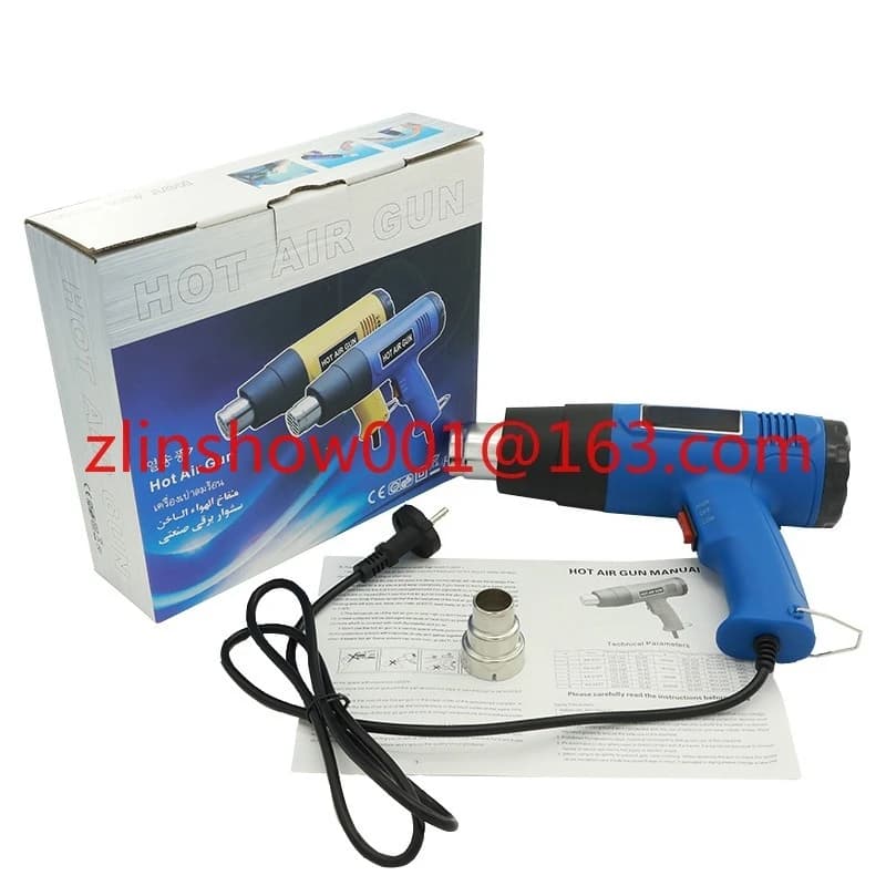 Pistola ad aria calda elettrica 110v/220v Pistola ad aria calda manuale per avvolgimento termoretraibile Pistola ad aria calda manuale