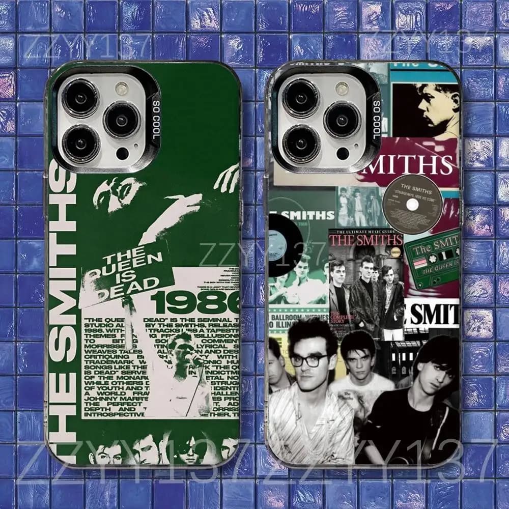 Phone Case The Smiths The Queen Is Dead for iPhone 16,15,14,13,12,11,8.7,Pro,Max,Plus,Mini,XS,SE Shock Cover