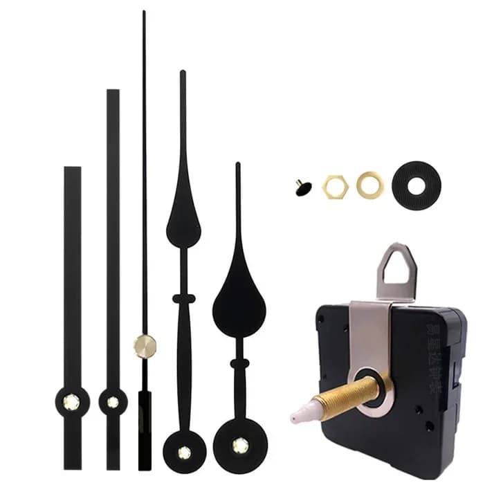 1 Set Quartz Watch DIY Movement Extension Tree 31mm Wall Clock Ultra Long Tree Clock Mechanism Parts with Needles
