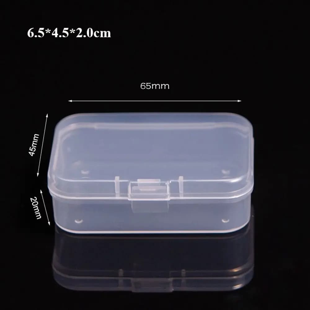 Hot Square Storage Box Plastic Transparent Jewelry Beads Container Packing Boxes Power Tools Holder