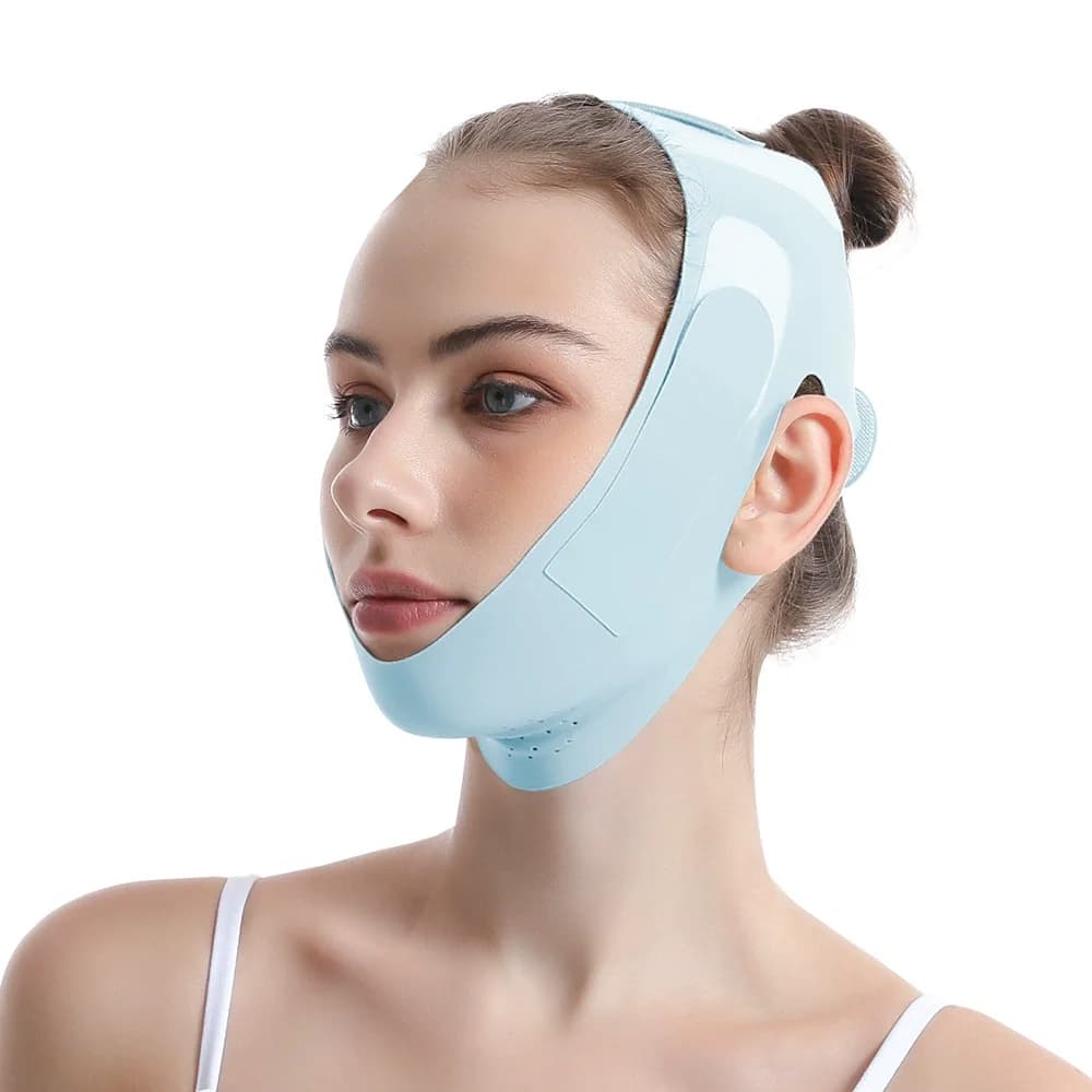 Fasciatura dimagrante per il viso Cintura per il sollevamento delle guance per il mento Linea a V Shaper per il viso Fascia antirughe Cintura per massaggio facciale Strumenti per la cura della pelle di bellezza