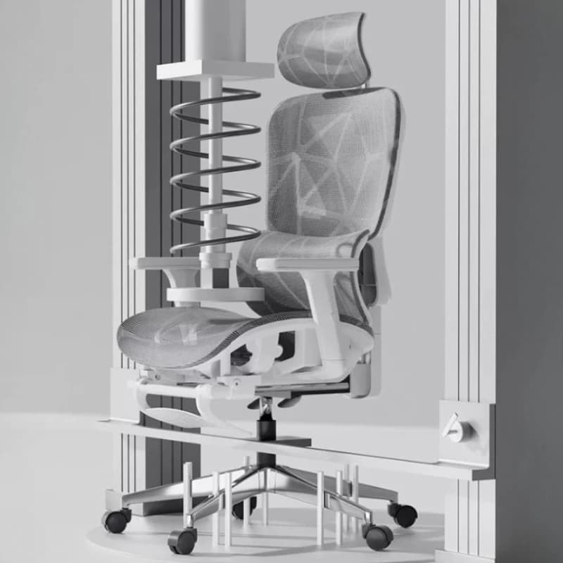 Sedie ergonomiche moderne con protezione lombare, comode sedie da ufficio con schienale rilassante, sedie da gaming per computer, mobili.