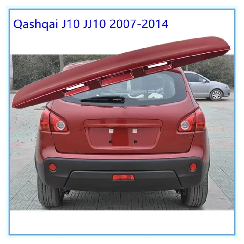 1 pz rosso portellone posteriore maniglia del bagagliaio senza I-Key e copertura della porta del bagagliaio della fotocamera per Nissan Qashqai J10 JJ10 2007-2014