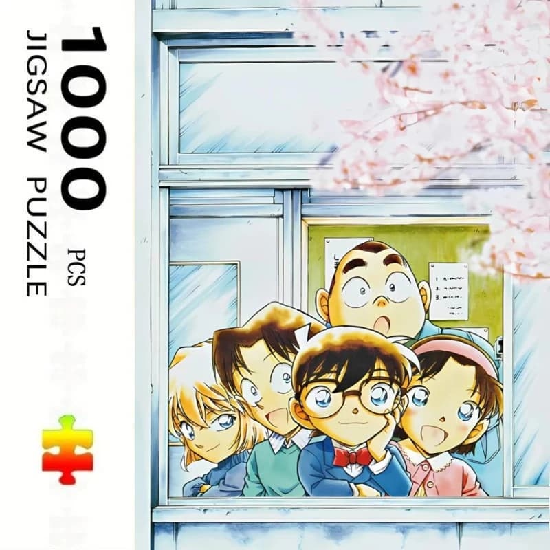 500 PCS Jigsaw Puzzle Japan anime Detective Conan Puzzles Perfect for DIY Creative Fun with Family,Gift ,teasing Toy