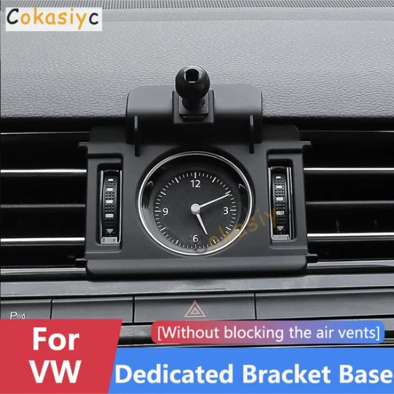 For VW Dedicated Car Phone Holder Stand Base 17mm Ball Collocation Bracket Mount for Golf Magotan Touareg Polo CC Sagitar Passat