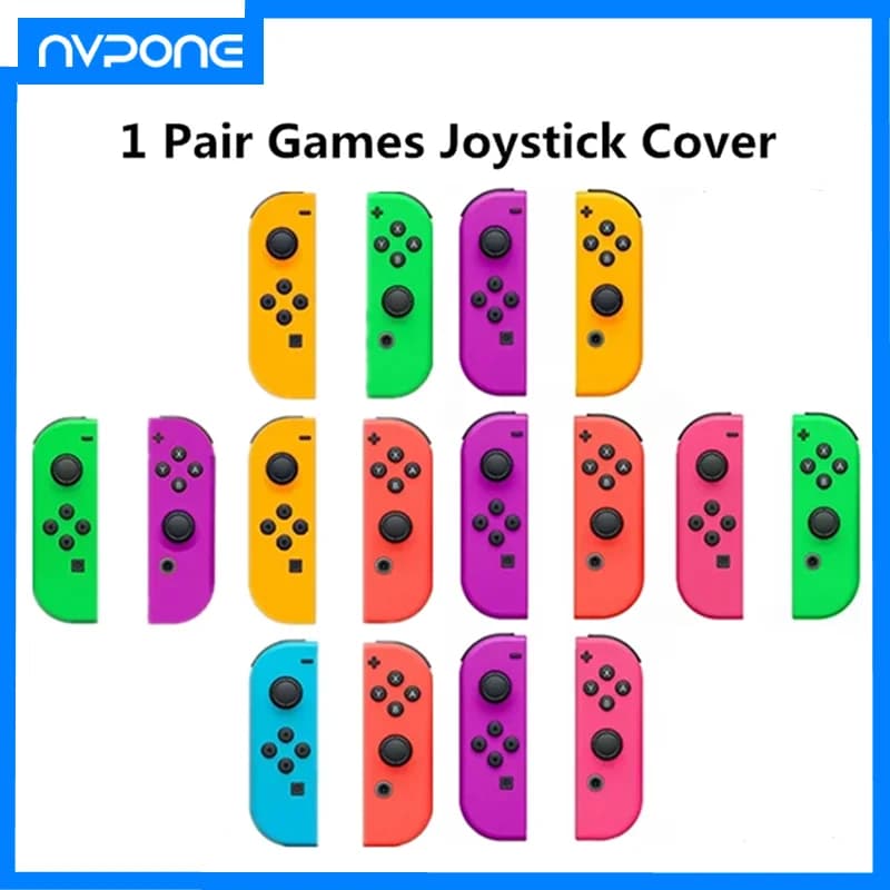 1 paio Joy Con Controller Custodia Shell per Nitendo Switch Case Giochi Joystick Cover per Nintendo Switch NS Cover sostituire
