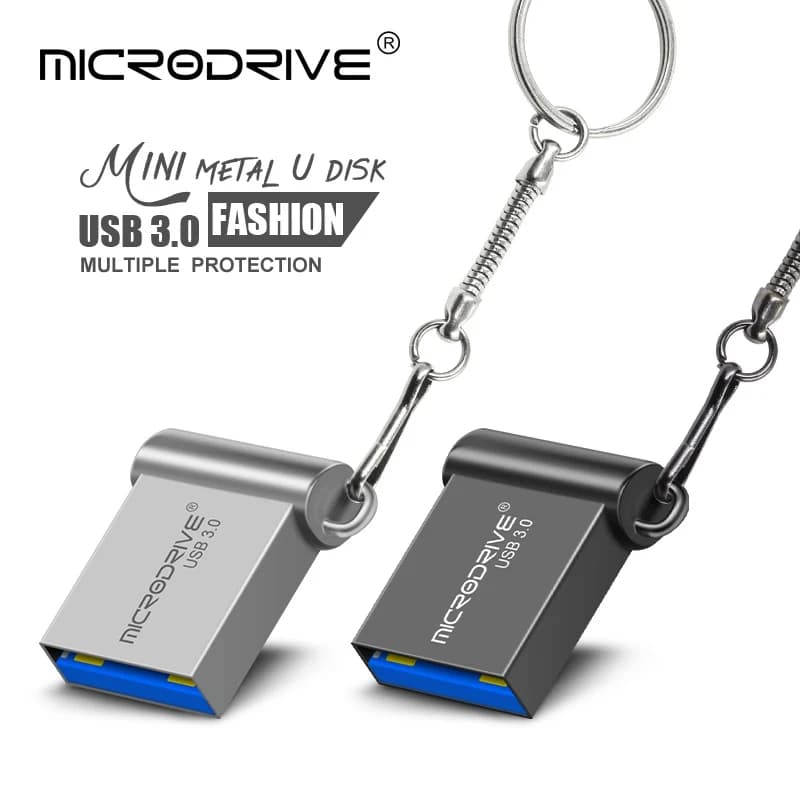 Mini chiavetta USB 128 GB 64 GB 32 GB 16 GB Metallo 3.0 Pendrive Memory Stick Pen Drive 3.0 Disco U ad alta velocità 128 GB 64 GB