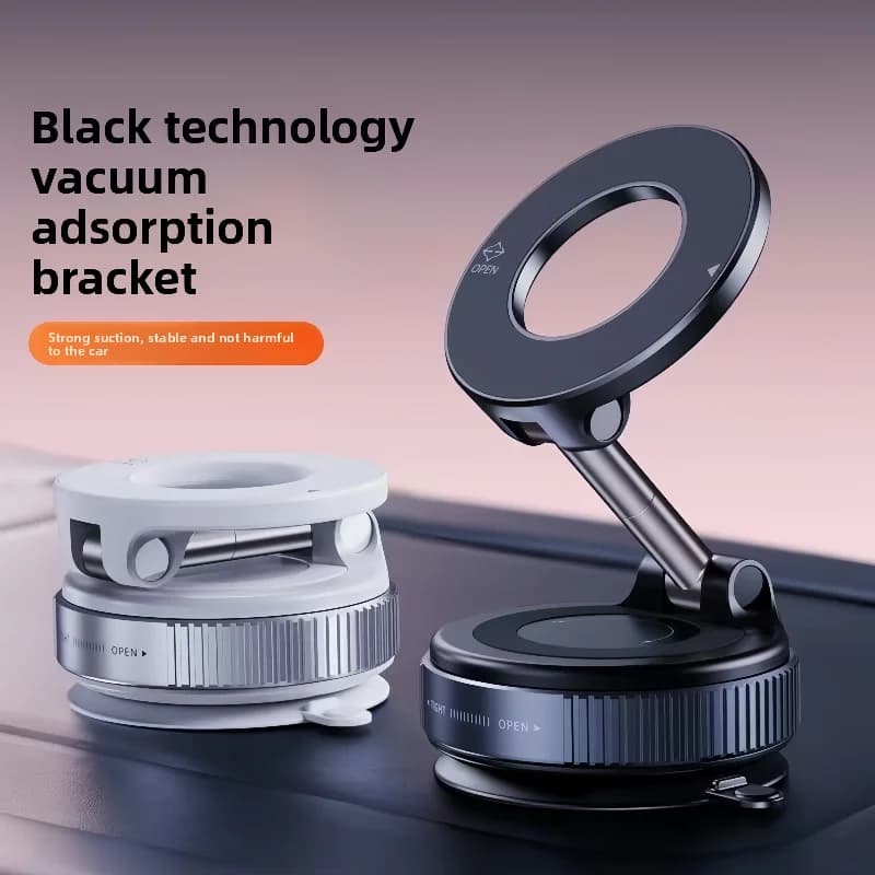 360 ° Supporto magnetico rotante a ventosa per navigazione, supporto universale per telefono da auto, supporto magnetico per macchinari