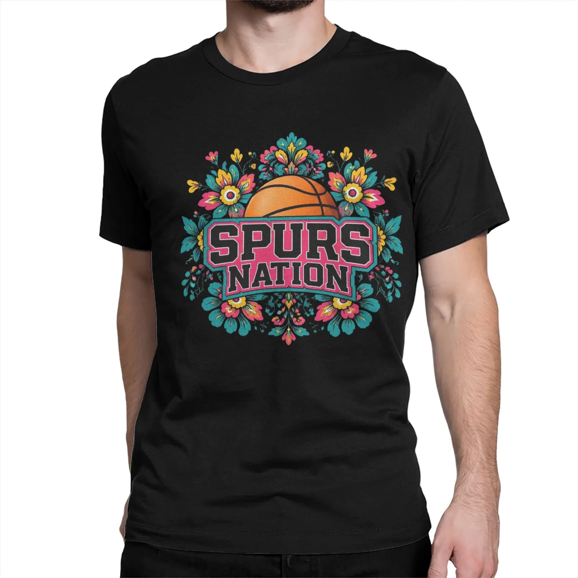 Go Spurs Go Basketball Season Game Day New Arrival T Shirt Men Women 100% Cotton Tee Shirt Clothing
