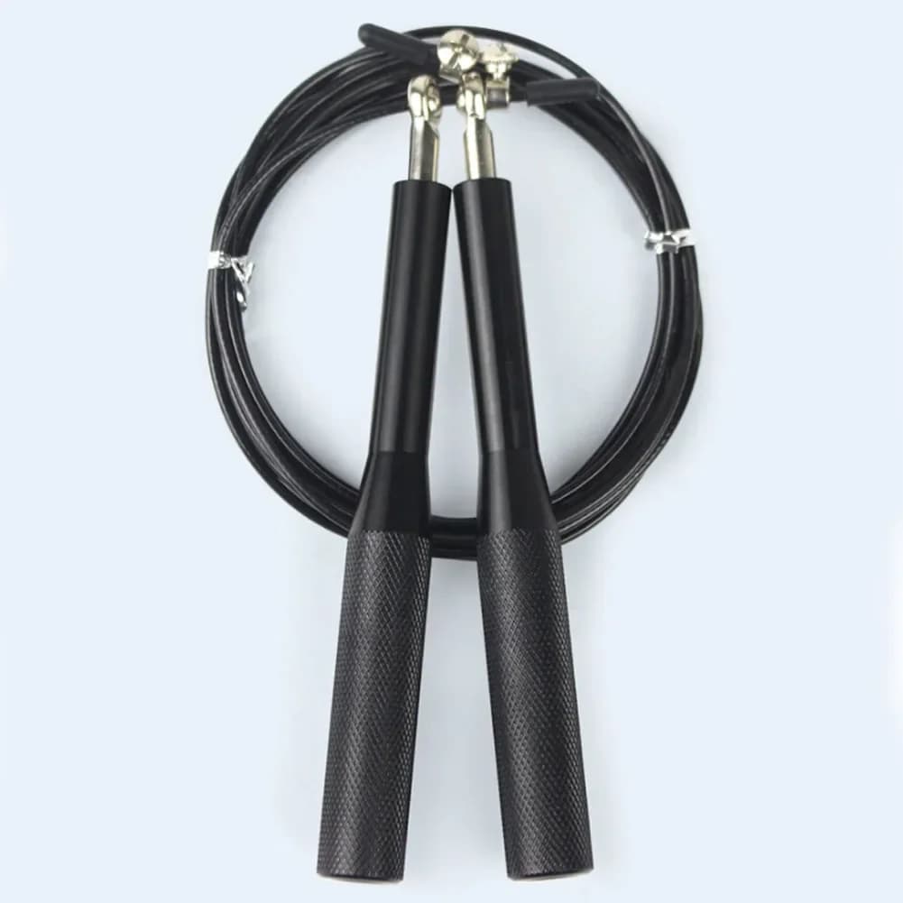 2026 Adjustable Aluminum Handles Skipping Rope Speed Jump Rope For Home Gym