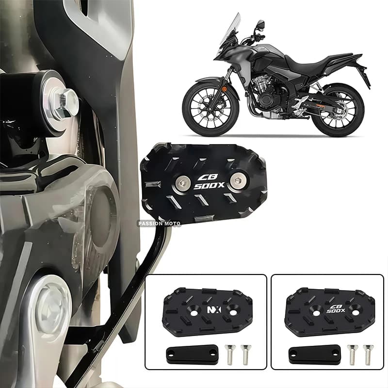 Motorcycle Accessorie Front Foot Brake Lever Pedal Enlarger Extension Pad For HONDA NX 500 400 NX400 NX500 NX190 CB500X CB 500X