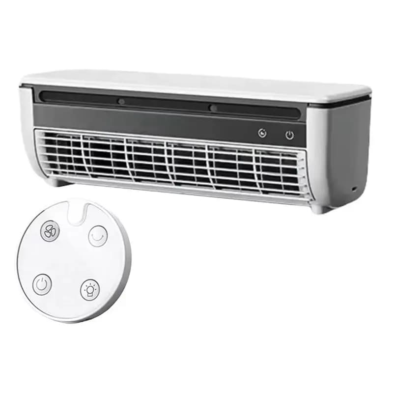 【NUOVISSIMO】Mini condizionatore d'aria a parete senza pale, ventilatore a raffreddamento rapido, silenzioso, elettrico, senza fili, con telecomando