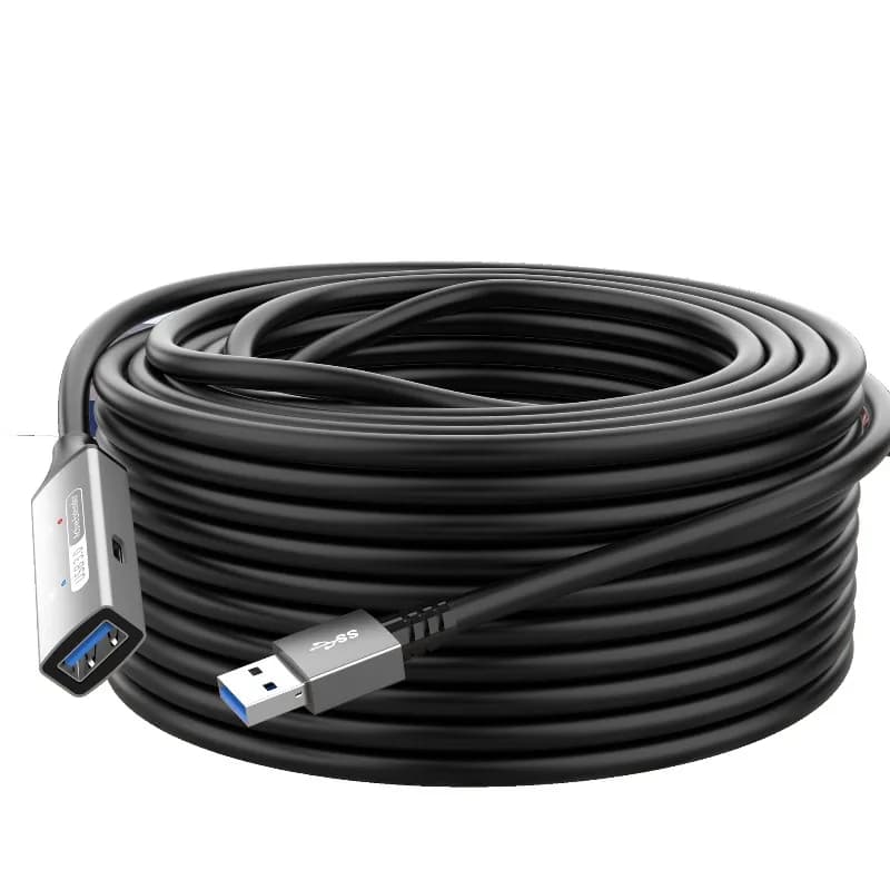 Cavo di prolunga USB 3.0 attivo Cavo di prolunga 3.0 da 5 M maschio a femmina con booster Tipo C Cavo attivo da USB C a USB 3.0 5 M