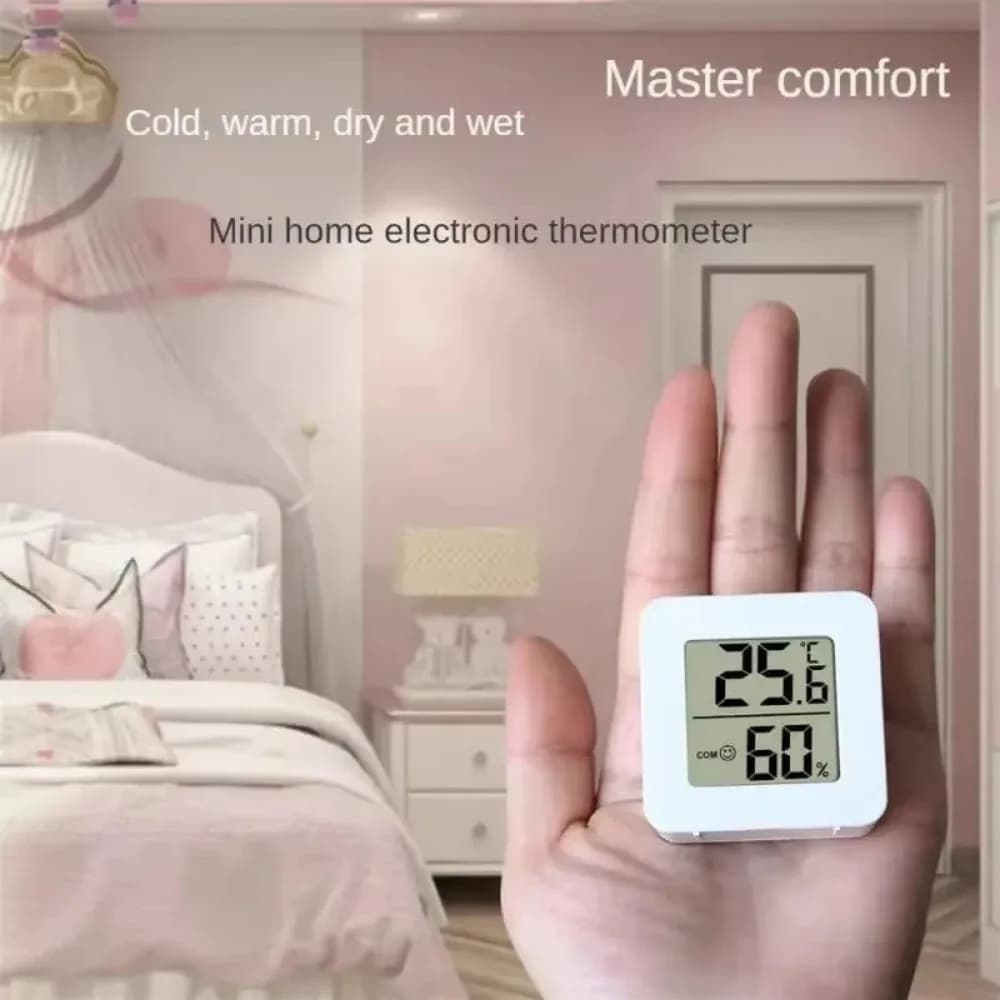 6-10 pezzi termometro digitale igrometro mini temperatura interna monitor elettronico LCD igrometro camera esterna bambino