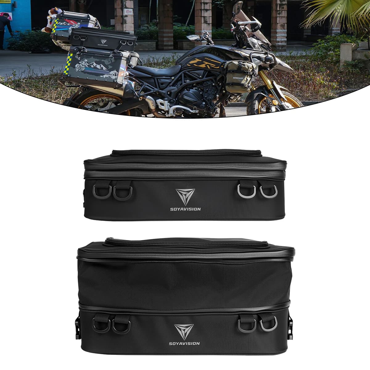 Borse Laterali Impermeabili per Moto BMW R 1200 1250 GS LC Adventure, Compatibili con F650GS G310G