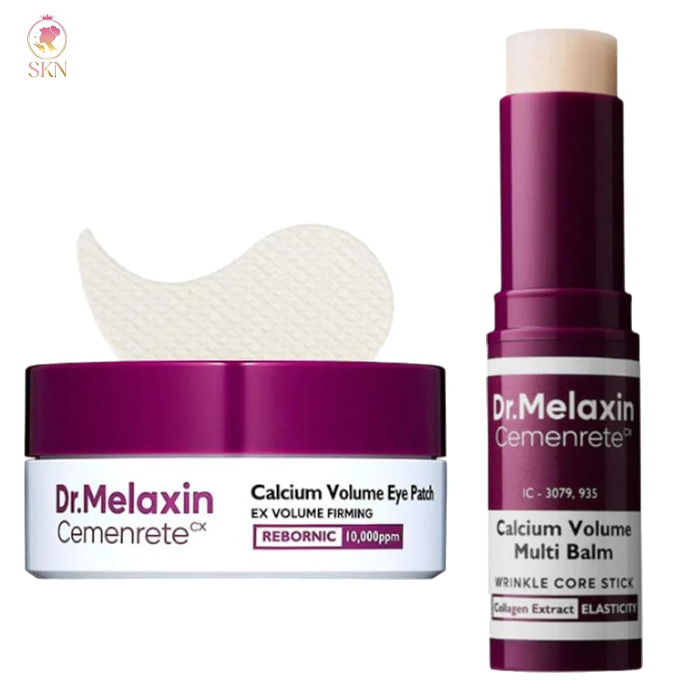 Stick Balsamo Multi-Calcio Duo for Eye Care, Hydrating and Levigating Treatment with Idrogel, Volumizing Stick to the Collagen for Face Rugs