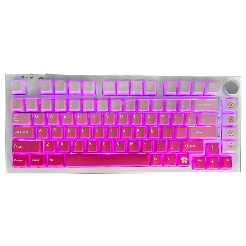 138 tasti Gradien Keycap OEM PBT Set Key Cap ergonomico Key Cap Kit tastiera meccanica Keycaps