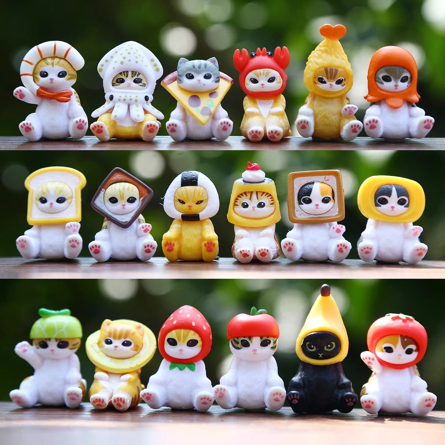 Anime Mofusand Figure 2nd Generation Cross Dressing Kawaii Cats Blind bag Toys Collection Desktop Ornaments Kids Birthday Gifts