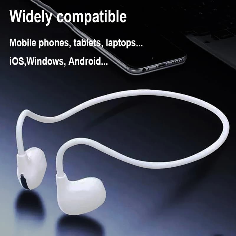 New Sport Bluetooth Earphones Wireless Headphone Open Air Conduction Earphones Hifi Stereo Sound Sport Gaming Headset