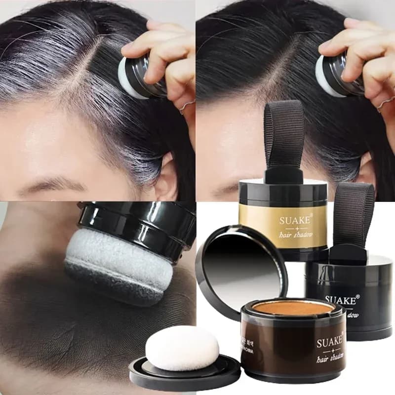 1PC Linea Ombra In Polvere Fronte Capelli Natura Trucco Correttore Linea Sottile Riparazione Polvere di Riempimento con Soffio Soffici Cipria Sottile Pang