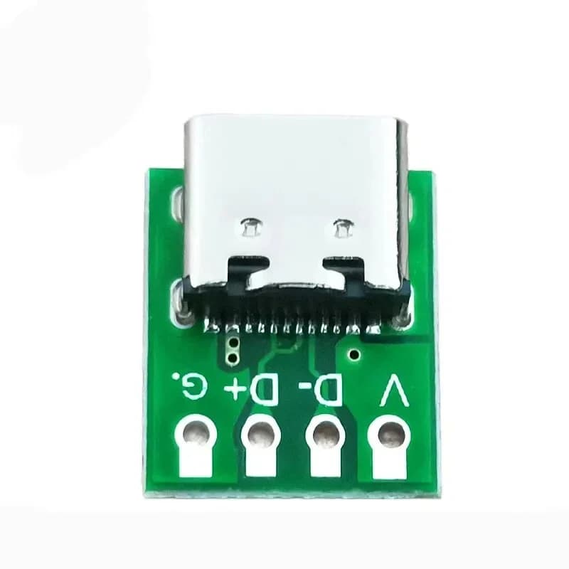 5/10pcs USB 3.1 Type C Connector 16Pin Test PCB Board Adapter Socket for Data Cable Charging Module DIY Repair Soldering Tool