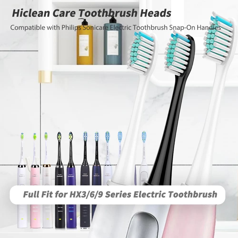 Electric toothbrush head, replaceable sonic head for electric toothbrush, spare head compatible with electric toothbrush.