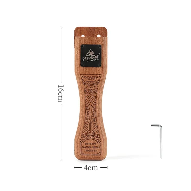 Handle for solid wood anti-scotting pan Baionetta Insulated heat resistant handle adjustable picnic instrument for outdoor camping