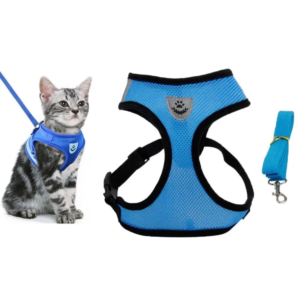 Set di Imbracature Regolabili per Animali Domestici, Cintura Pettorale per Esterni