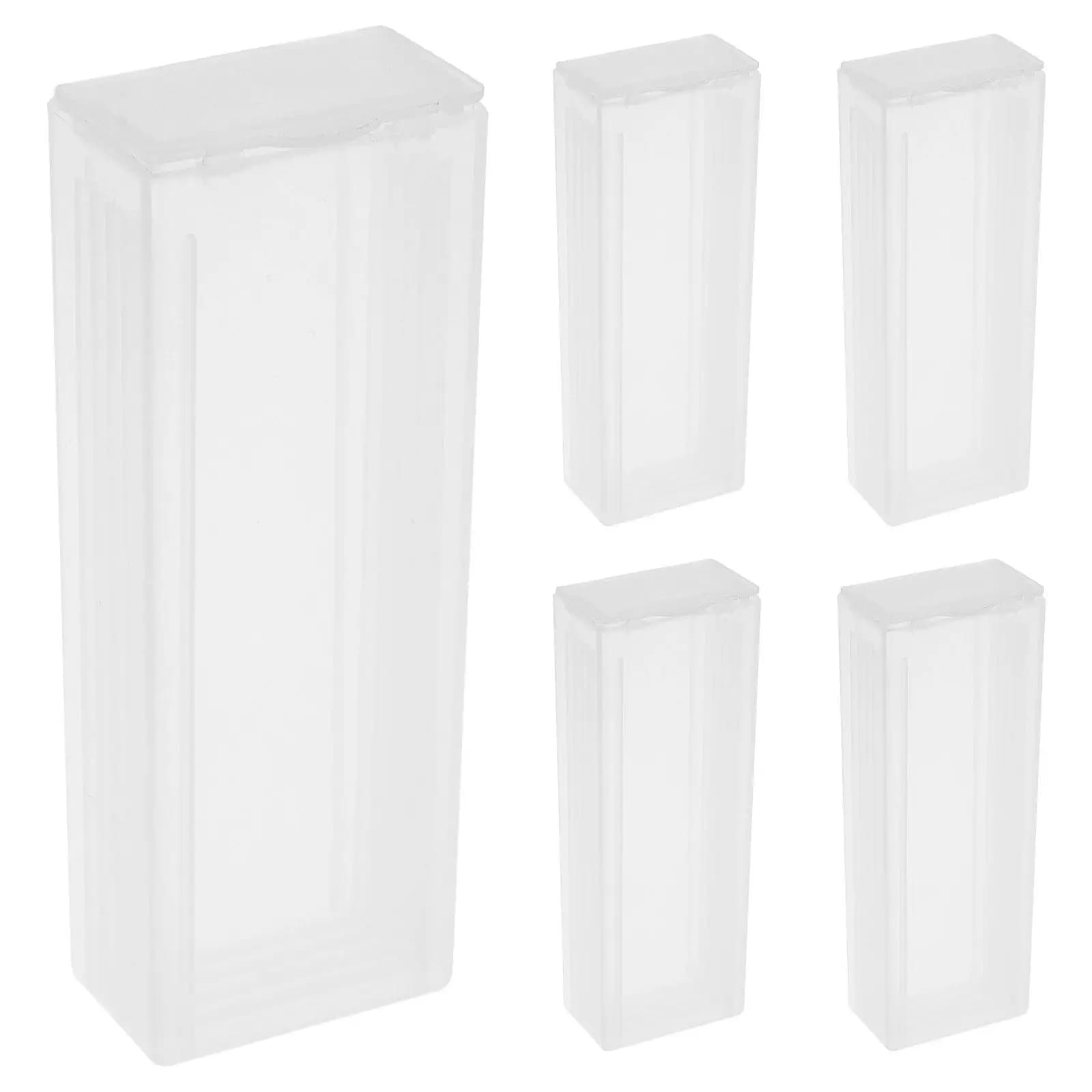 Scatole di Stoccaggio Individuali per Vetrini Microscopici, Custodia per Microscopi, Porta Vetrini da Laboratorio, Forniture
